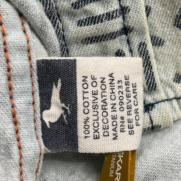 Modern Amusement Button Up Shirt Mens XL Blue Short Sleeve 100% Cotton FAIR‎ - Picture 6 of 15